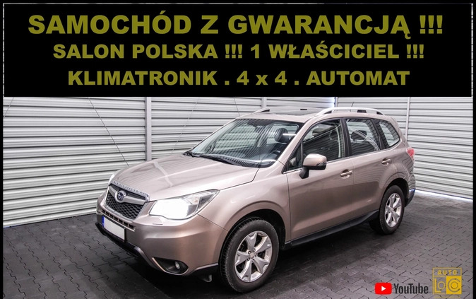 samochody osobowe Subaru Forester cena 54999 przebieg: 142000, rok produkcji 2014 z Żnin